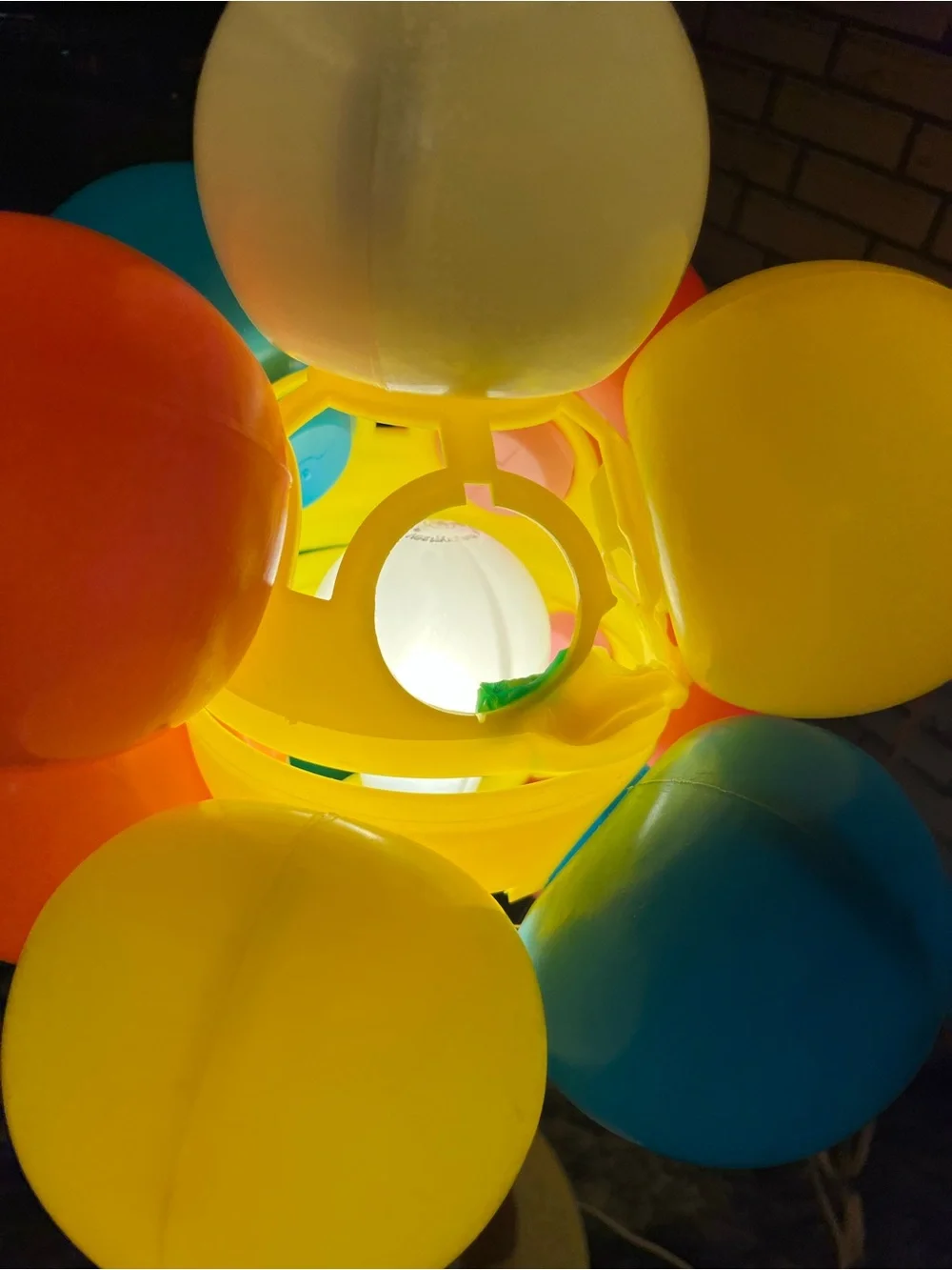 Vtg Mickey Mouse & Pluto Balloon Children's Lamp Light Nightlight